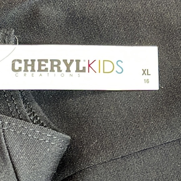 NWT Cheryl Kids Girls Black Dress Size 16 - Picture 6 of 6
